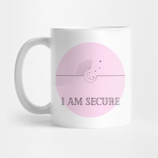 Affirmation Collection - I Am Secure (Pink) Mug